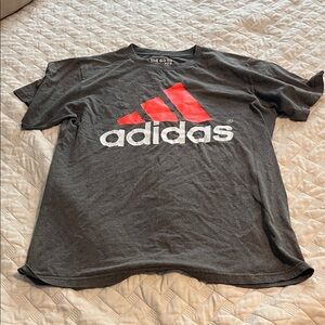Adidas men’s Charcoal gray Tee tshirt vintage D12